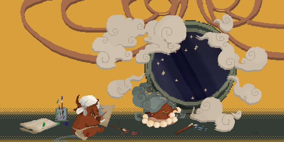 Artwork by Uch, made with Pixelorama